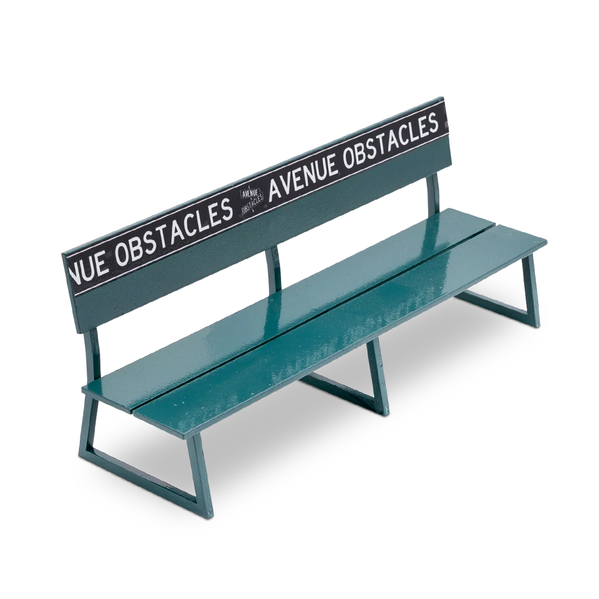 Avenue Fingerboard Ramp - Bus-Stop Bench