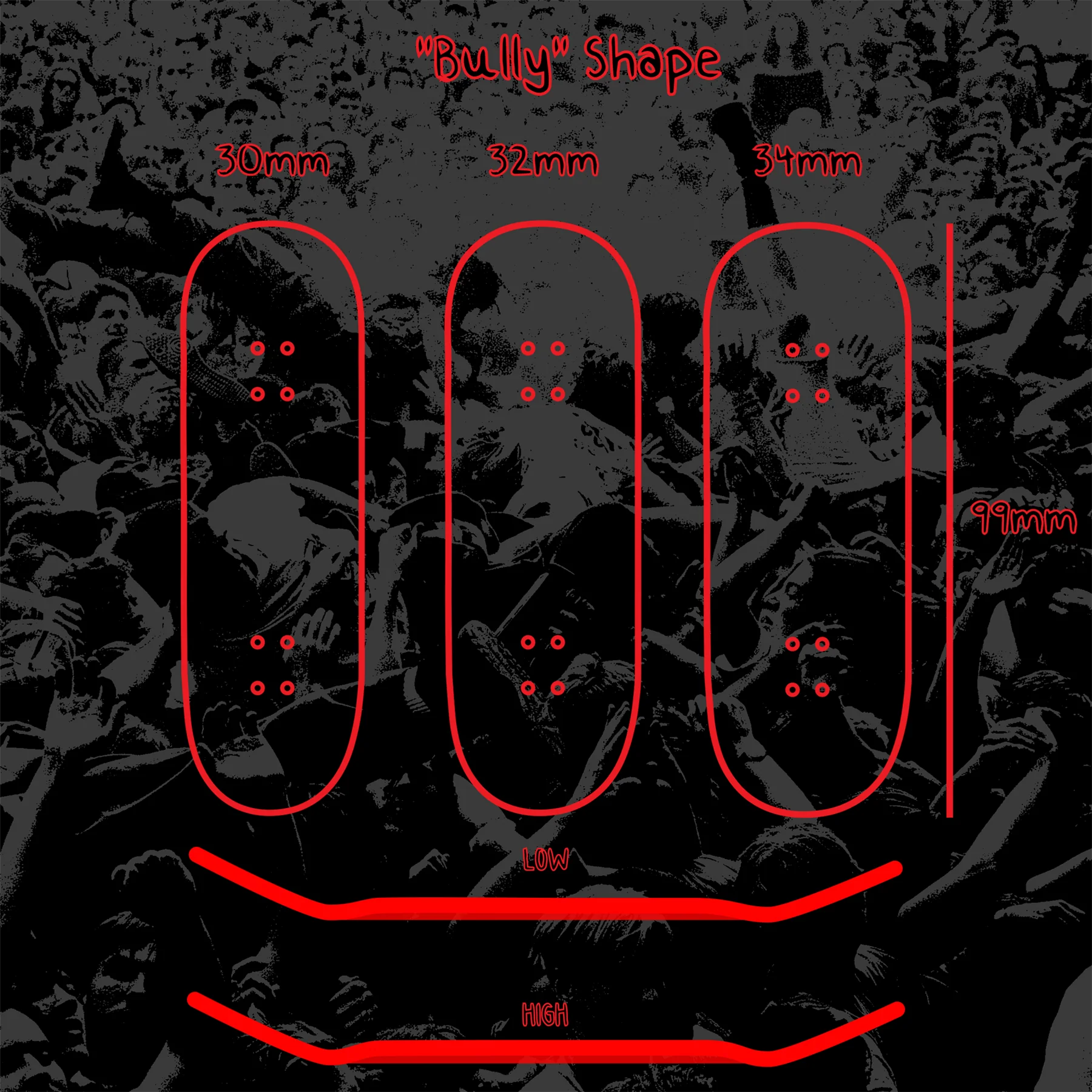 Awful Fingerboard Deck - Backstabber - Image 3