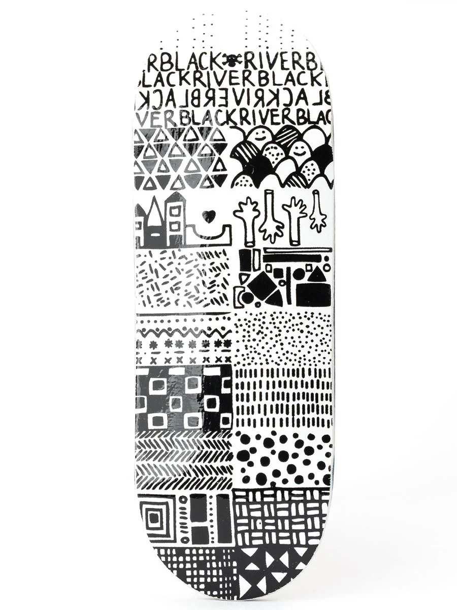 Berlinwood Fingerboard Deck - BR En Voyage Mini Pattern - Image 3
