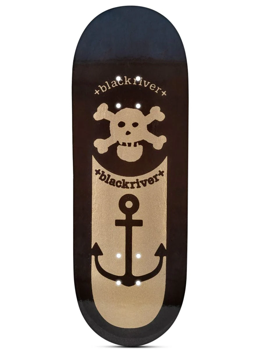 Blackriver Fingerboard Deck - Anchor Black
