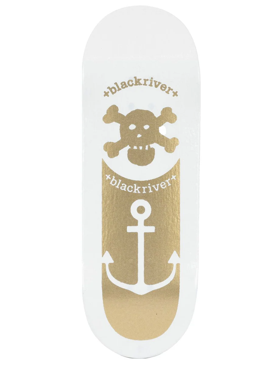 Blackriver Fingerboard Deck - Anchor White