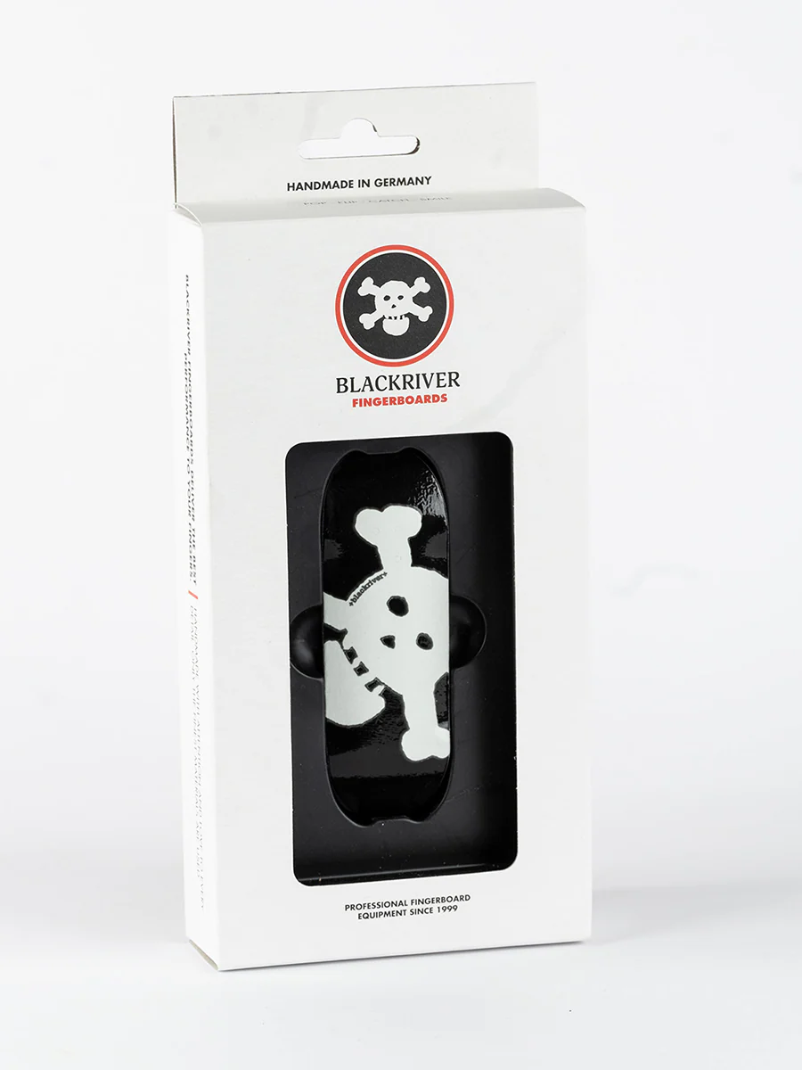 Blackriver Fingerboard Deck - GITD New Skull - Image 3