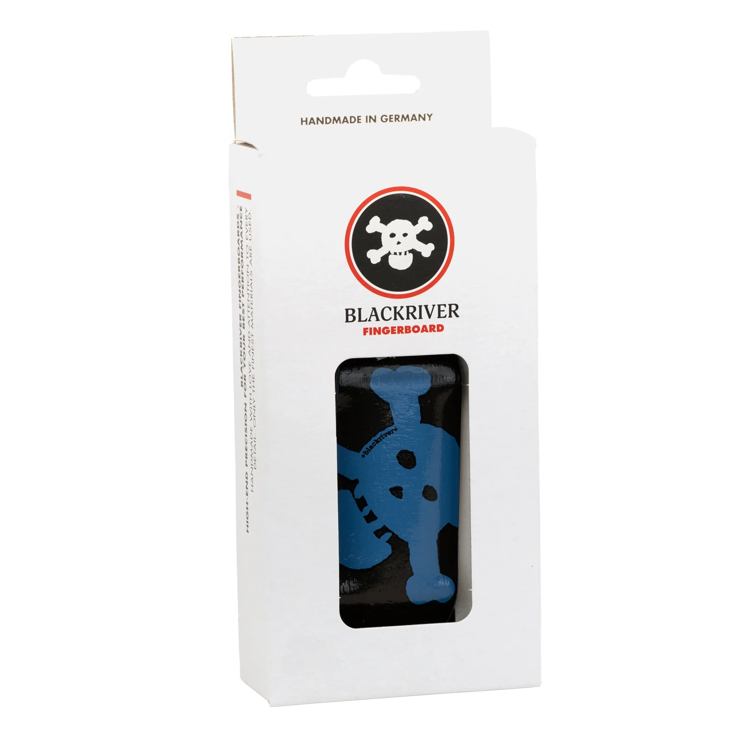 Blackriver Fingerboard Deck - Navy New Skull - Image 2