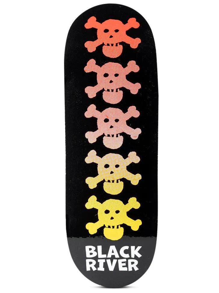 Blackriver Fingerboard Deck - RiverLabel Skulls - Image 3