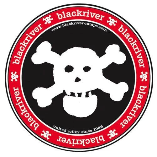 Blackriver Skull Sticker