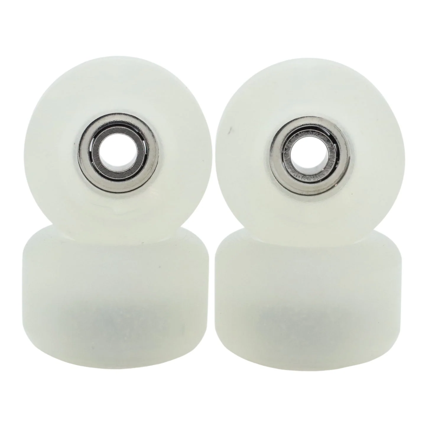 Blistered x FlatFace G4 Fingerboard Wheels - 60D - Clear Sunshift into Blue Subtle Glow