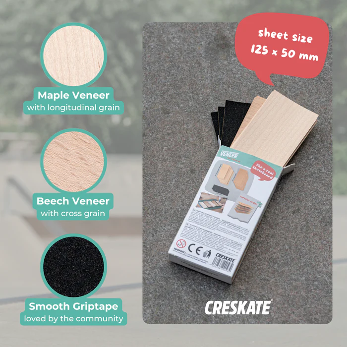 CRESKATE Fingerboard Deck Veneers - Standard - Image 2