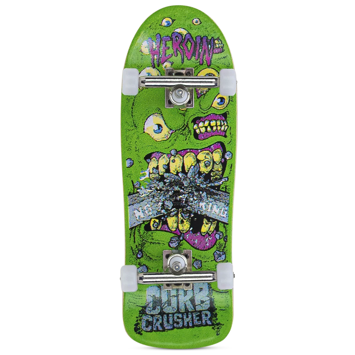 Custom x Heroin Fingerboard Complete - Curb Crusher Chomp