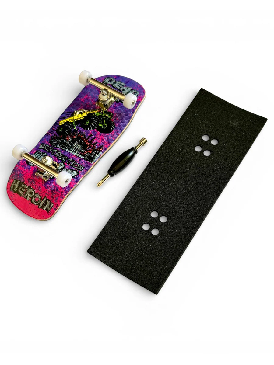 Custom x Heroin Fingerboard Complete - Dead Dave Knock Off - Image 3