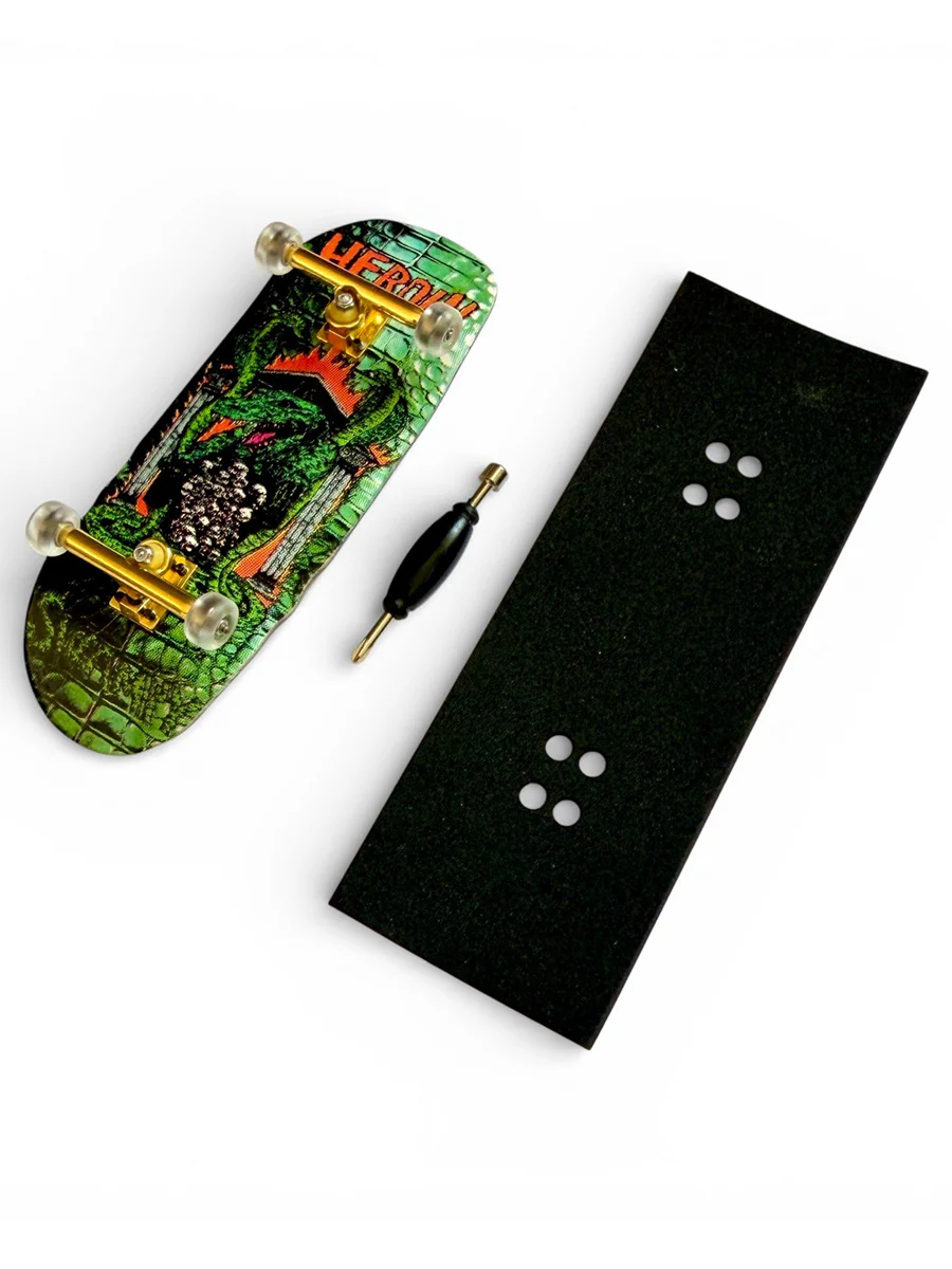 Custom x Heroin Fingerboard Complete - Swampy Boy Knock Off - Image 2