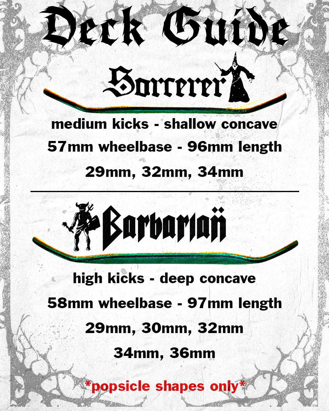 Dungeon Crawl Fingerboard Deck - Gravewarden - Image 2