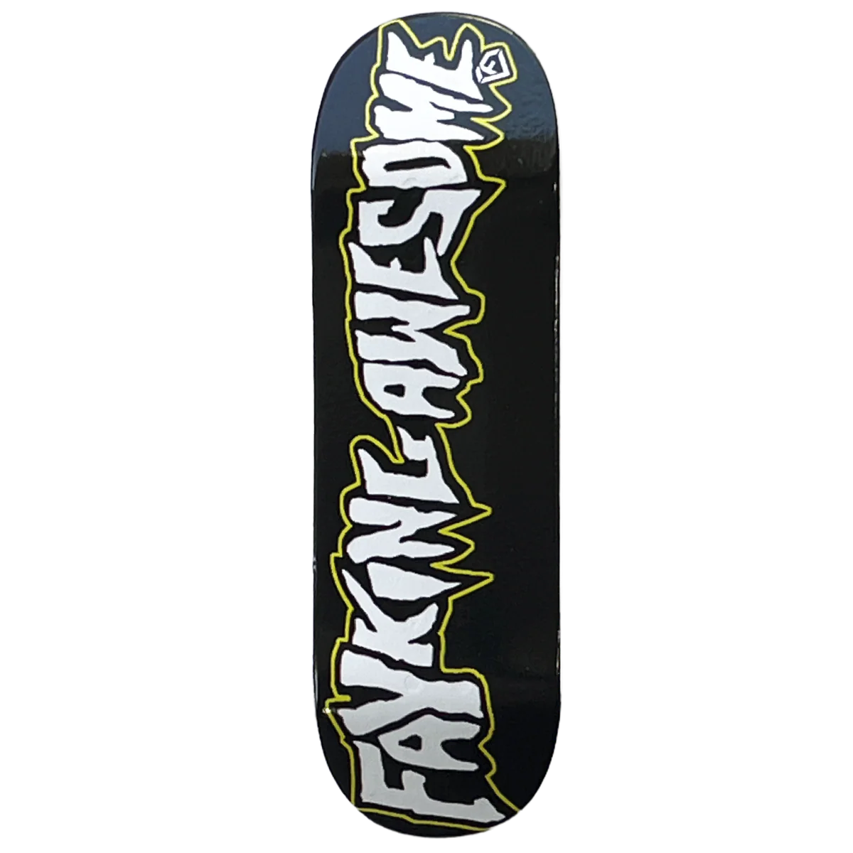 Faymus x DK Fingerboard Deck - Fayking Awesome Black