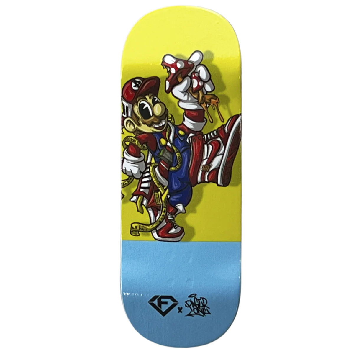 Faymus x Pager.One Fingerboard Deck - Mariyo Yellow