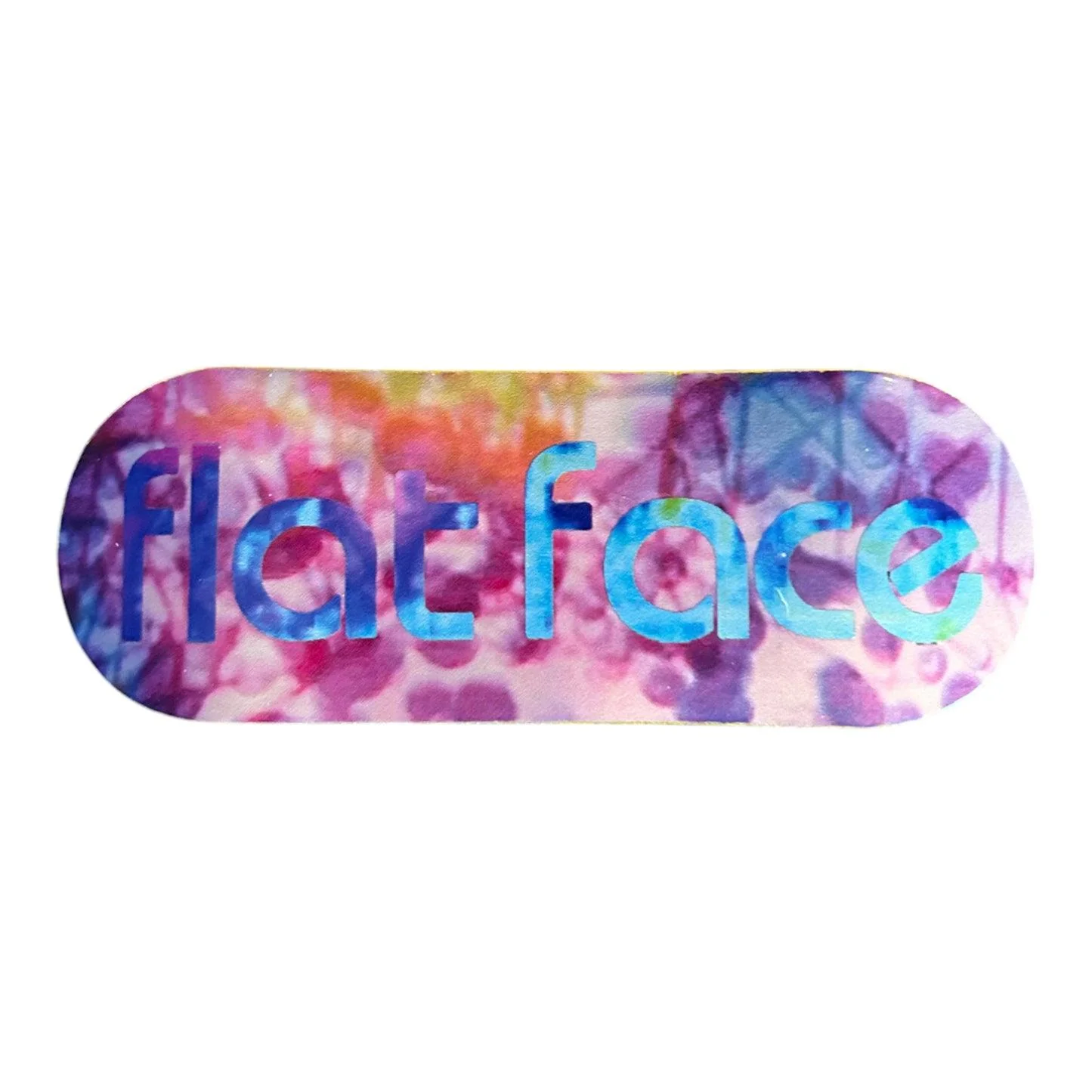FlatFace 7 Ply G15 Fingerboard Deck - BOC Tiedye