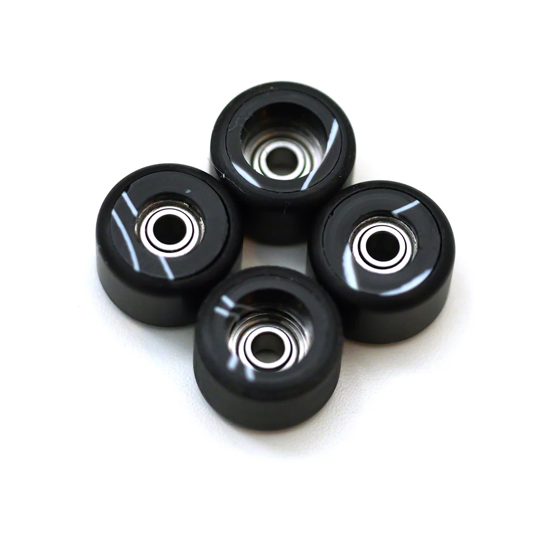 FlatFace Fingerboard Dual Durometer Bearing Wheels - Confectioner Swirl