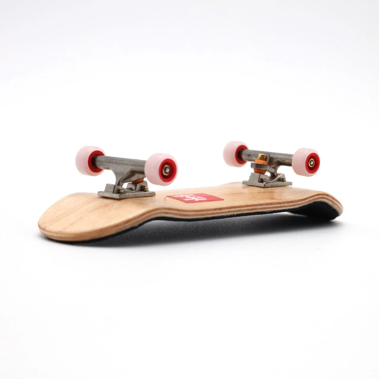FlatFace Fingerboard Dual Durometer V2 Bearing Wheels - Red and White - Image 3