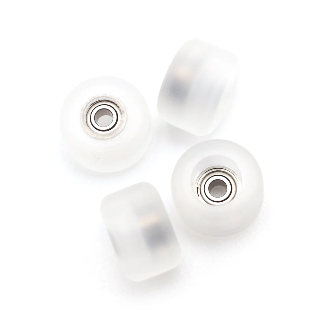FlatFace Fingerboard G4 Bearing Wheels - Frosted Clear - Image 2