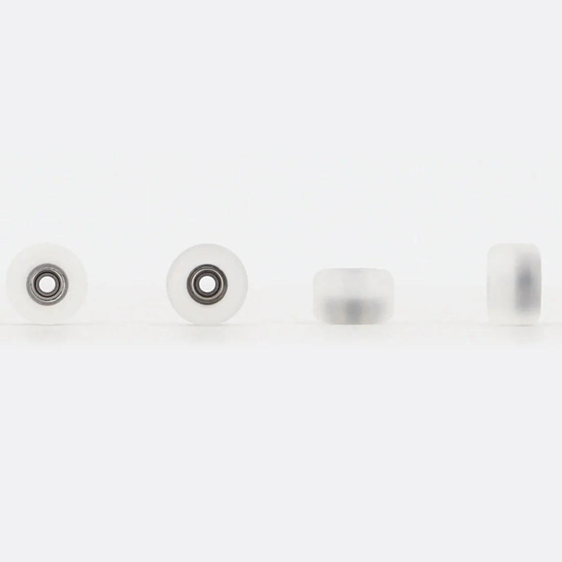 FlatFace Fingerboard G4 Bearing Wheels - Frosted Clear - Image 4