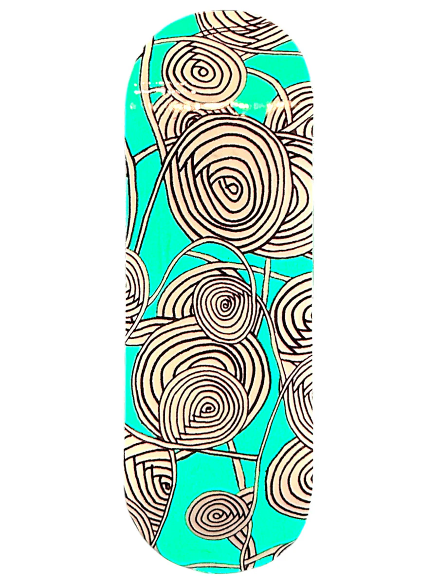 FlatFace G15 Fingerboard Deck - Spirals Glow - Image 2