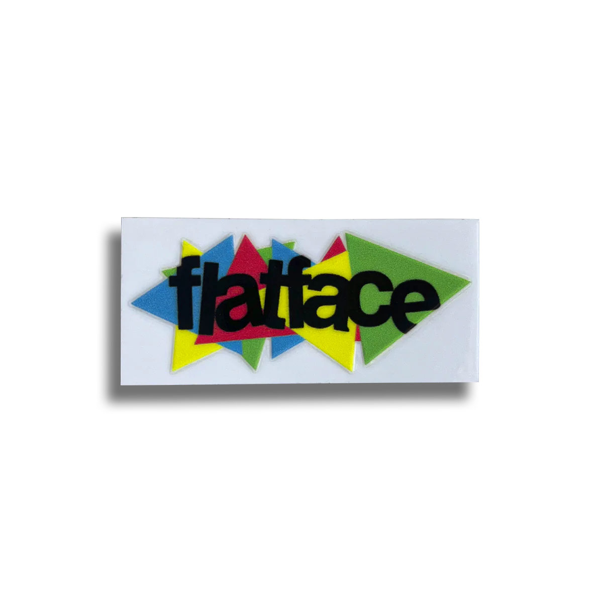 FlatFace Triangle Sticker