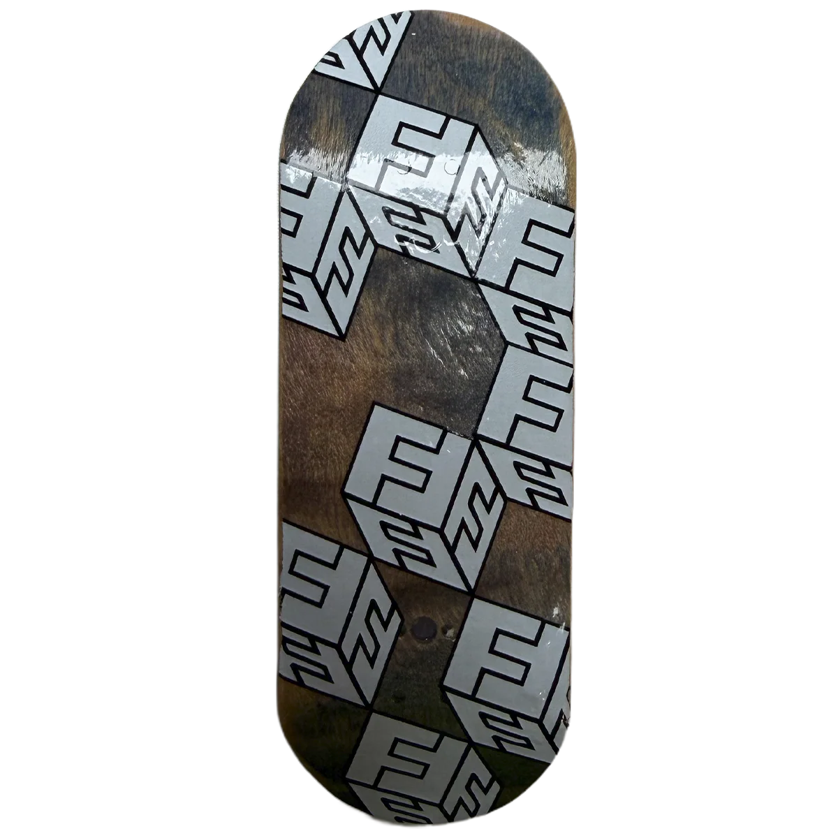 FlatFace x Cowply G15.12 Fingerboard Deck - White Cubes SE - Image 2