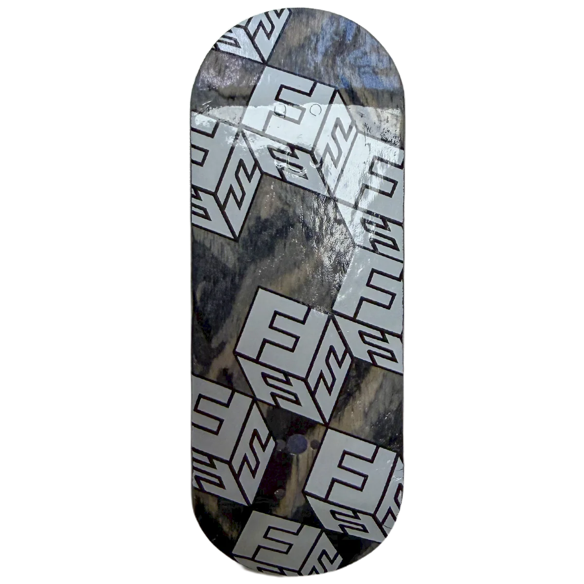 FlatFace x Cowply G15.12 Fingerboard Deck - White Cubes SE - Image 5