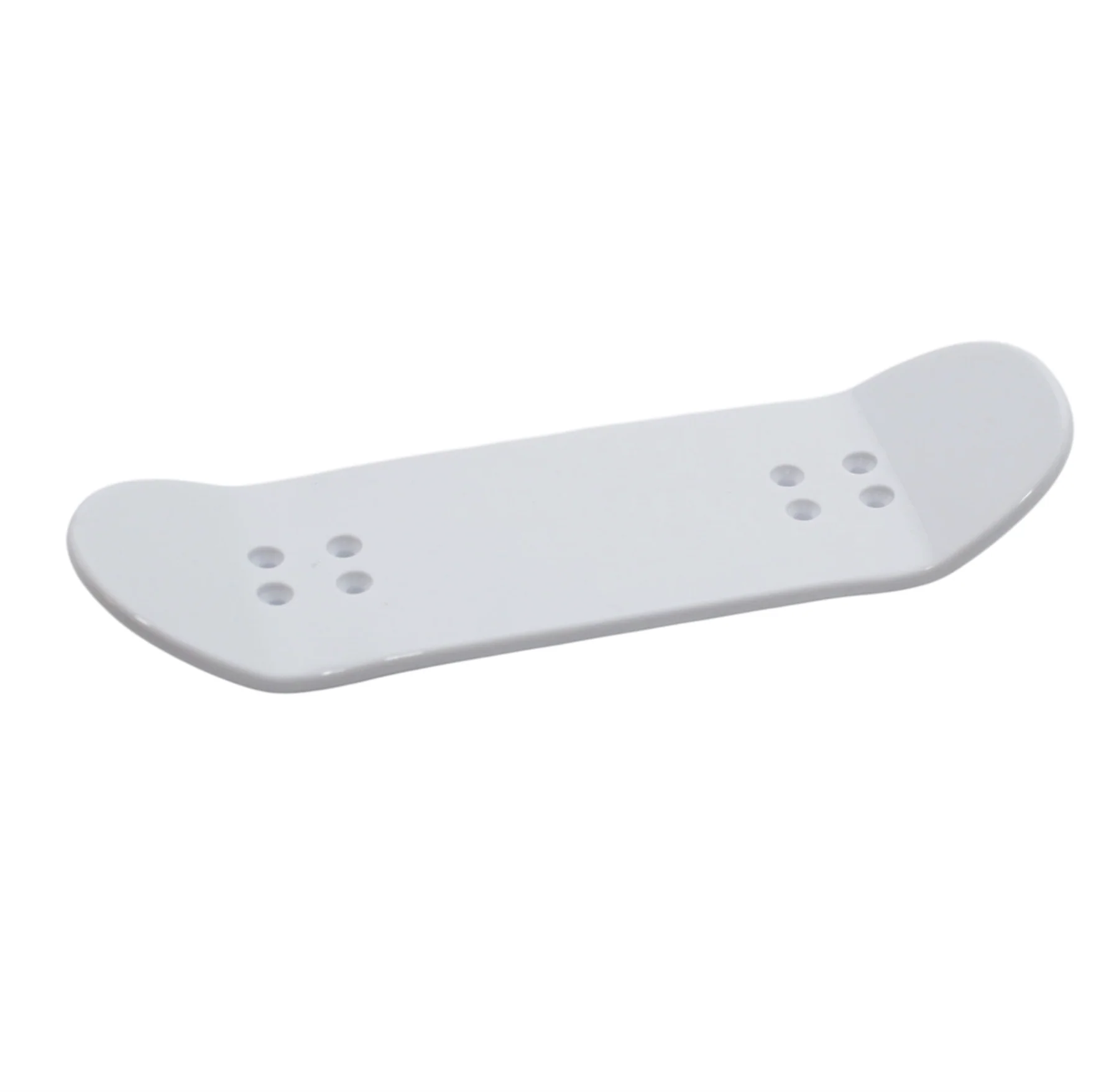 FlatFace x Duck Decks D-16 Polycabonate Fingerboard Deck - Zeph White - Image 2