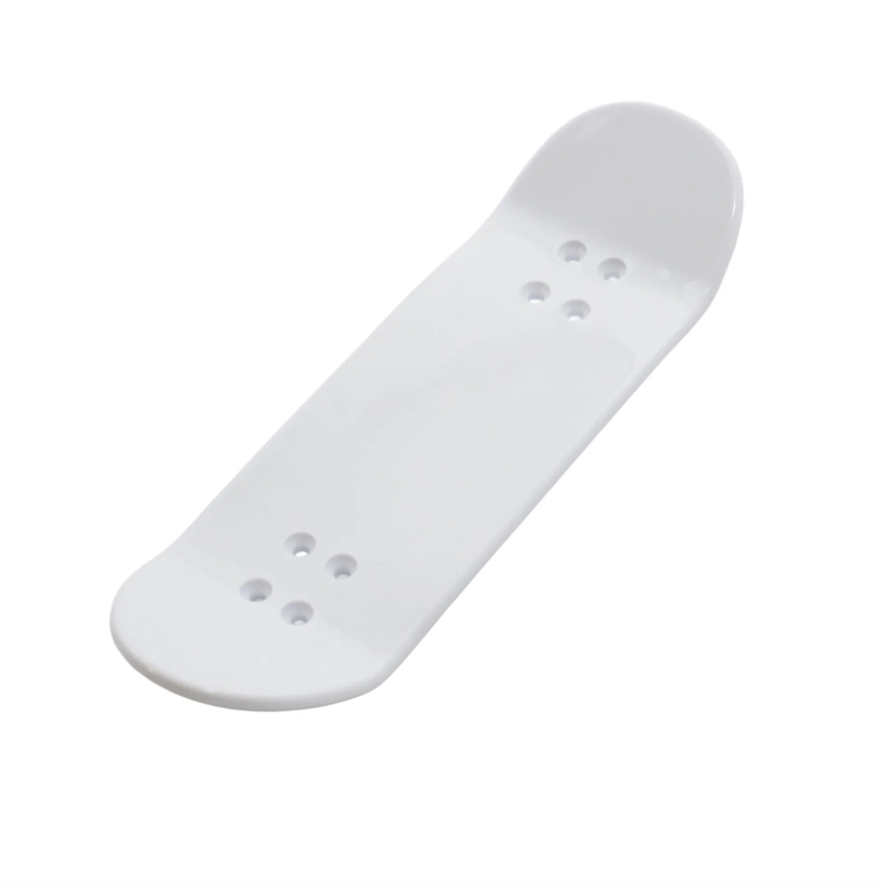 FlatFace x Duck Decks D-16 Polycabonate Fingerboard Deck - Zeph White - Image 3