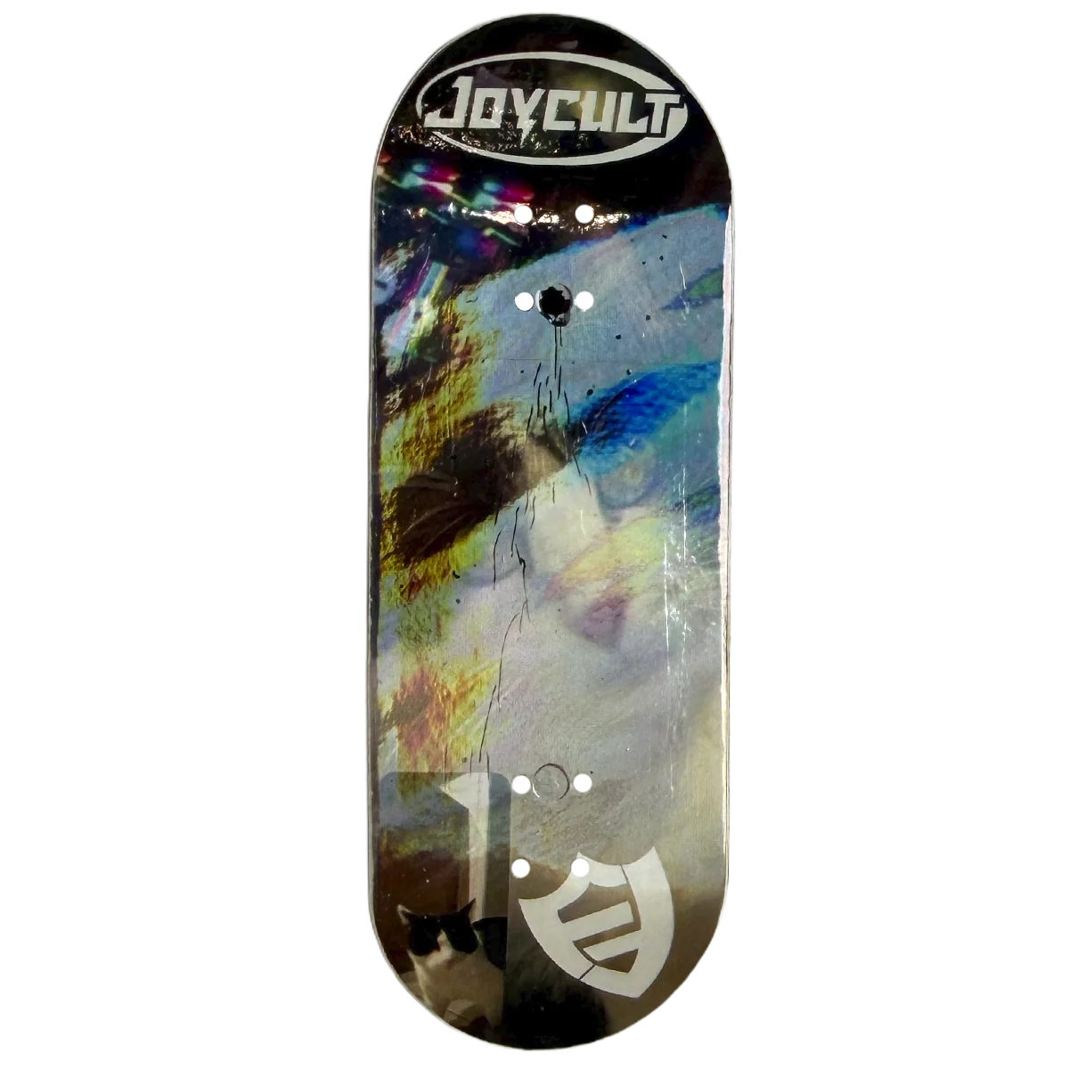 FlatFace x Joycult G15.12 Fingerboard Deck - Holographic