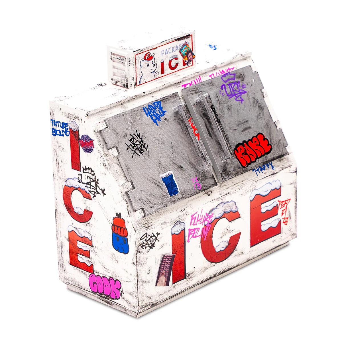 FutureBoundPrints Fingerboard Ramp - Thrashed Icebox