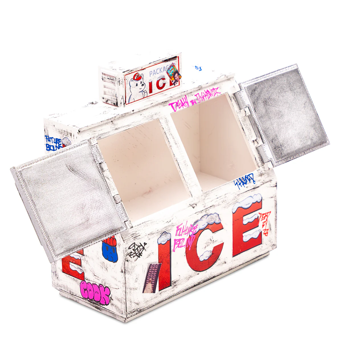 FutureBoundPrints Fingerboard Ramp - Thrashed Icebox - Image 2