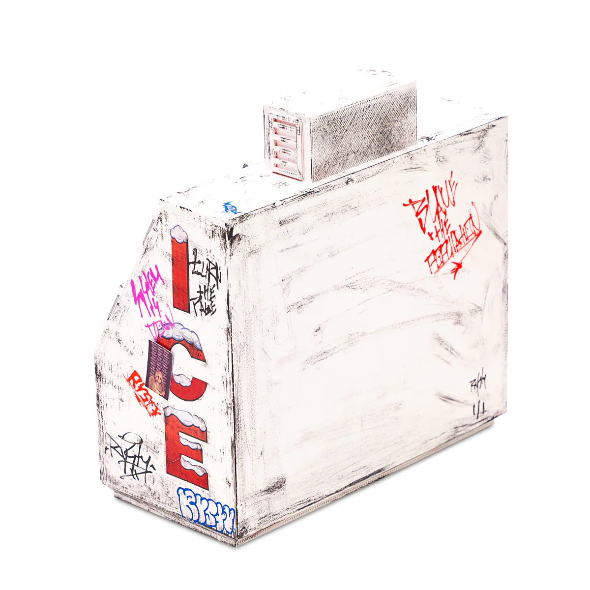 FutureBoundPrints Fingerboard Ramp - Thrashed Icebox - Image 3