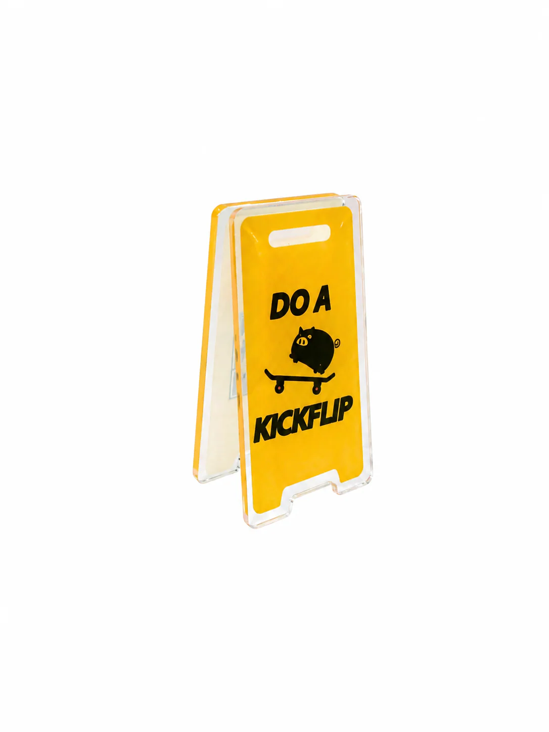GGC Fingerboard Ramp - Yellow Sign - Image 2