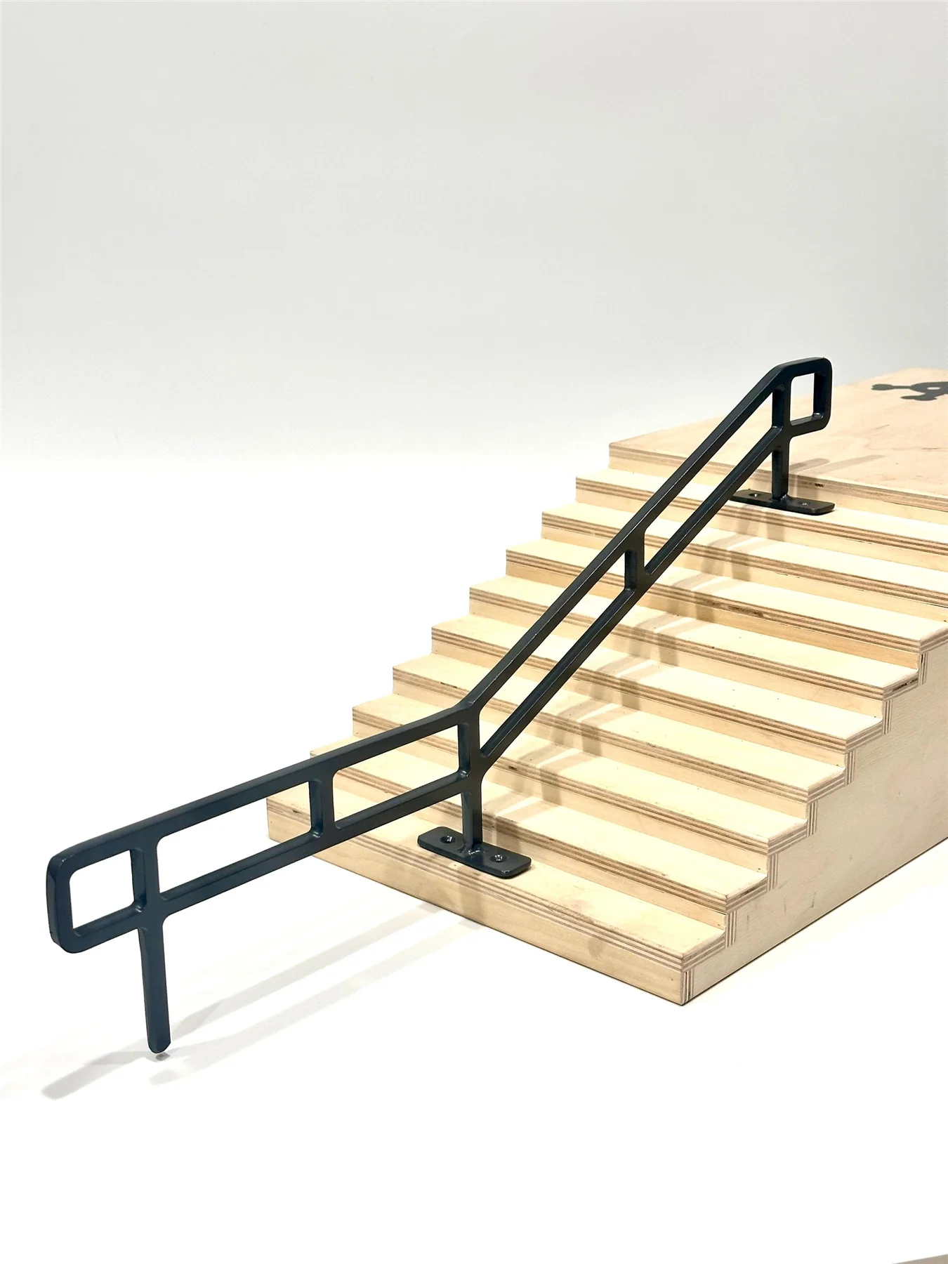 Grind Right Fingerboard Rail - Square 10 Stair Long Donger - Image 2