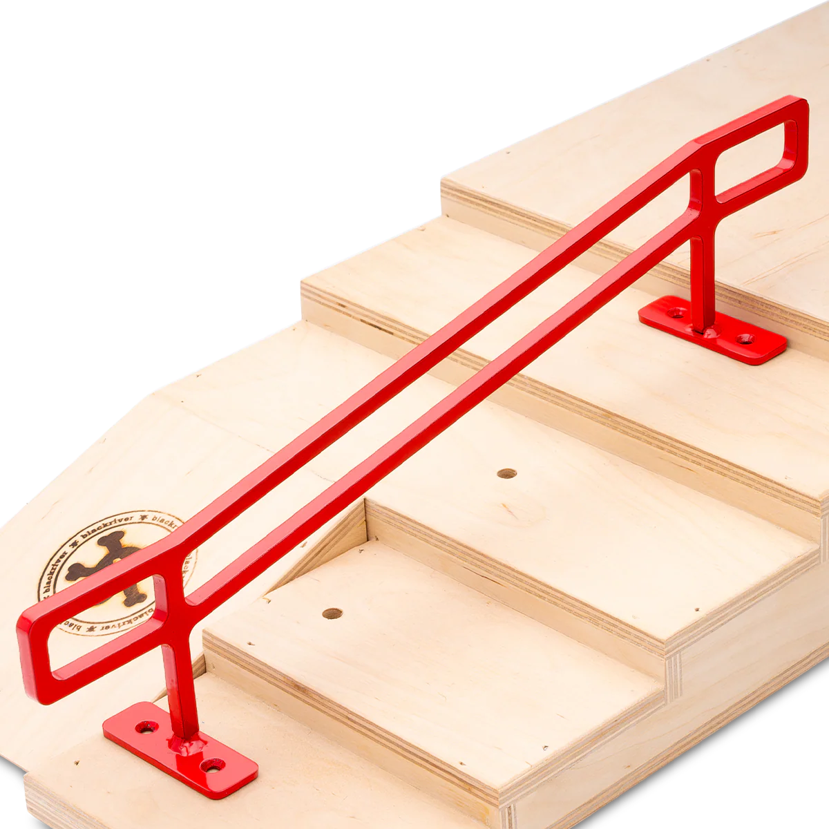 Grind Right Fingerboard Rail - Square 5 Stair Kink Rail - Image 2