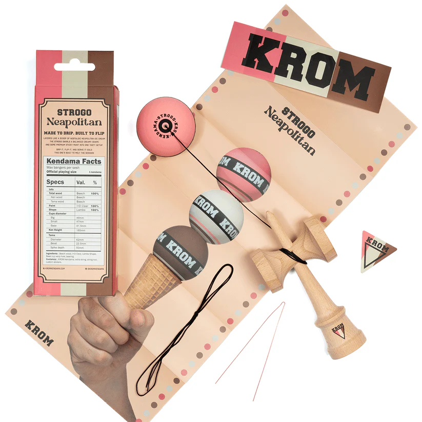 Krom Strogo Neapolitan Kendama - Image 11