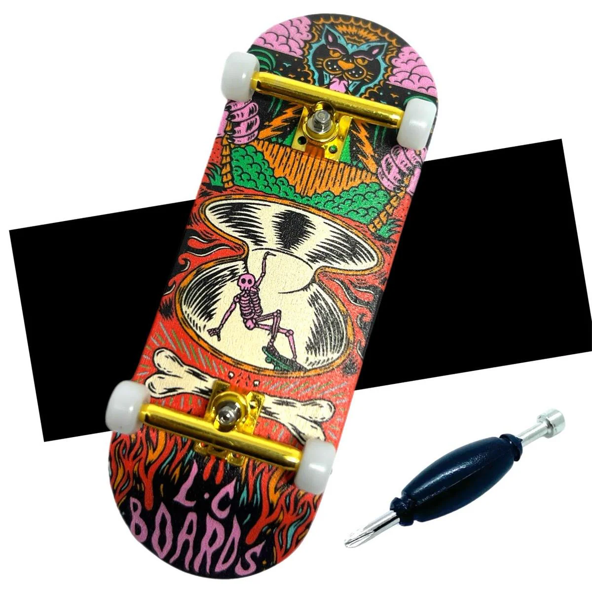 LC Boards Fingerboard Complete - Bones - Image 3