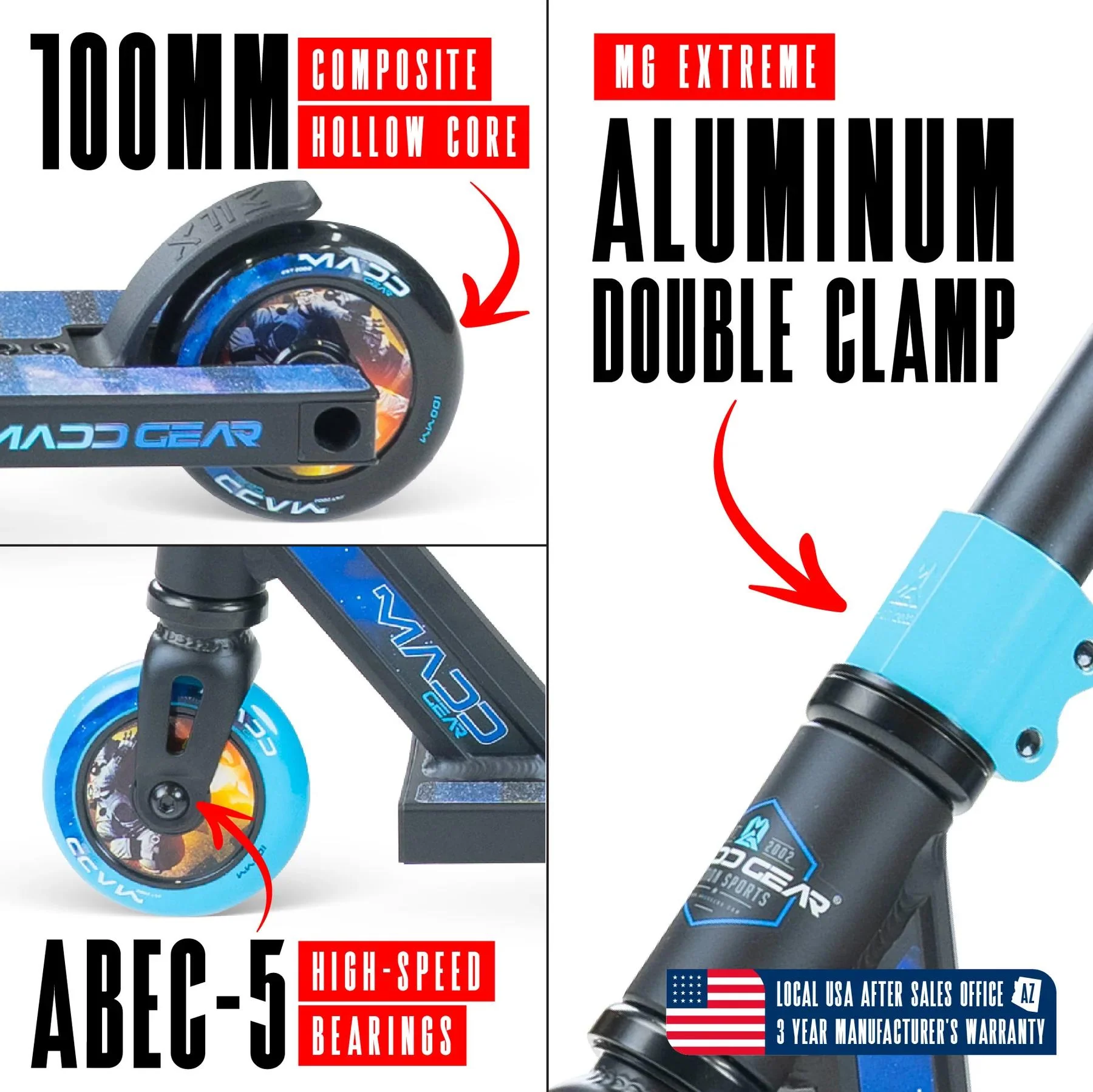 Madd Gear MG2 Obsidian Pro Scooter - Image 11