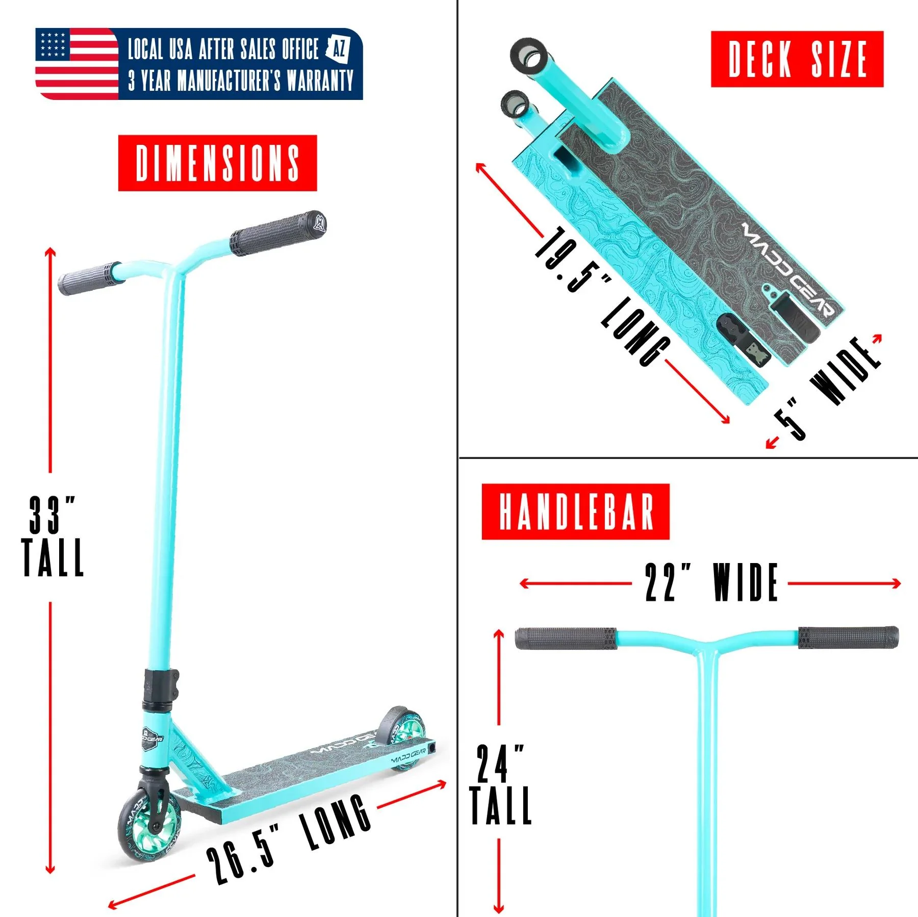 Madd Gear MG4 Titan Pro Scooter - Image 15