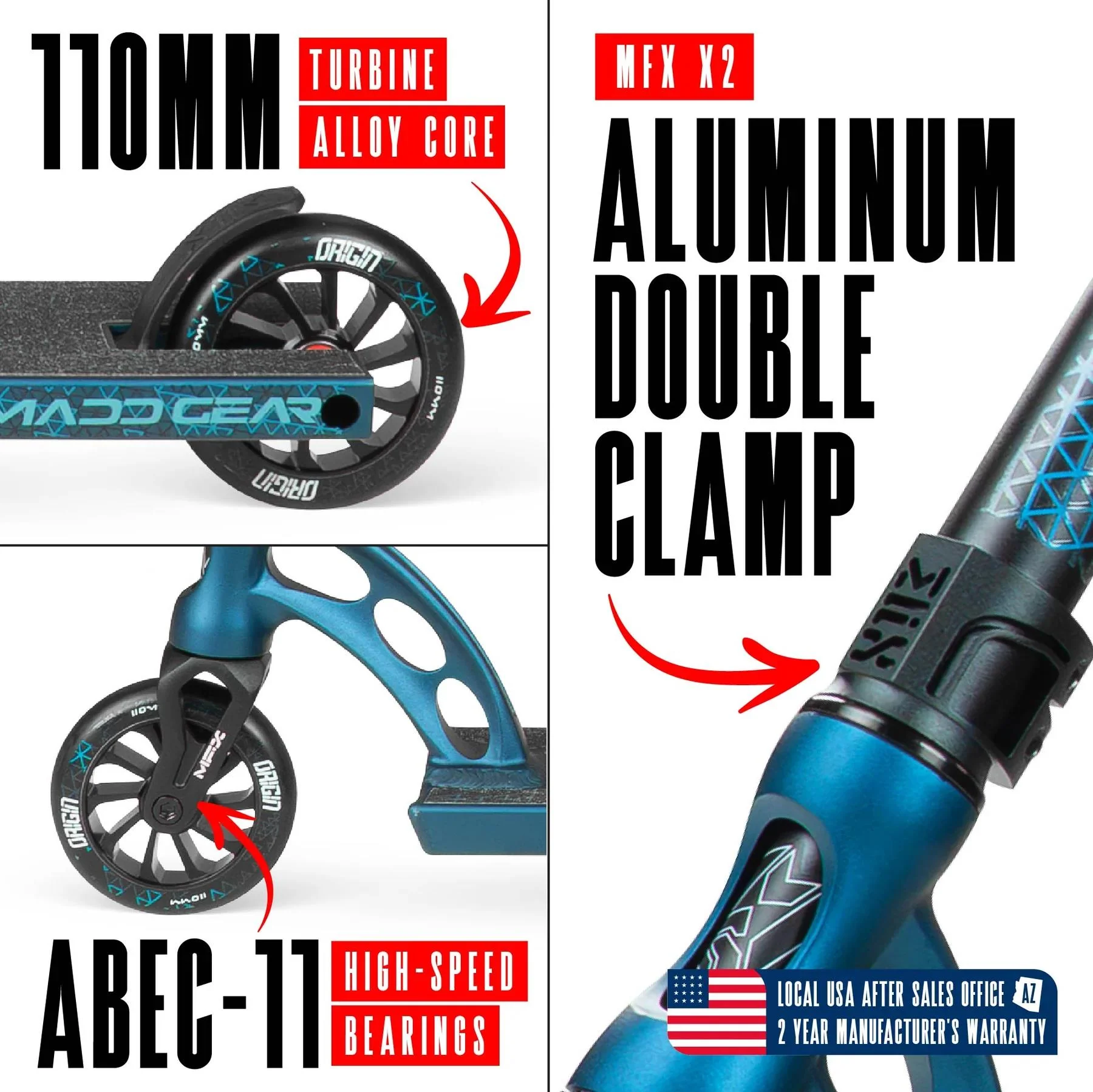 Madd Gear Origin 550 Pro Scooter - Image 5
