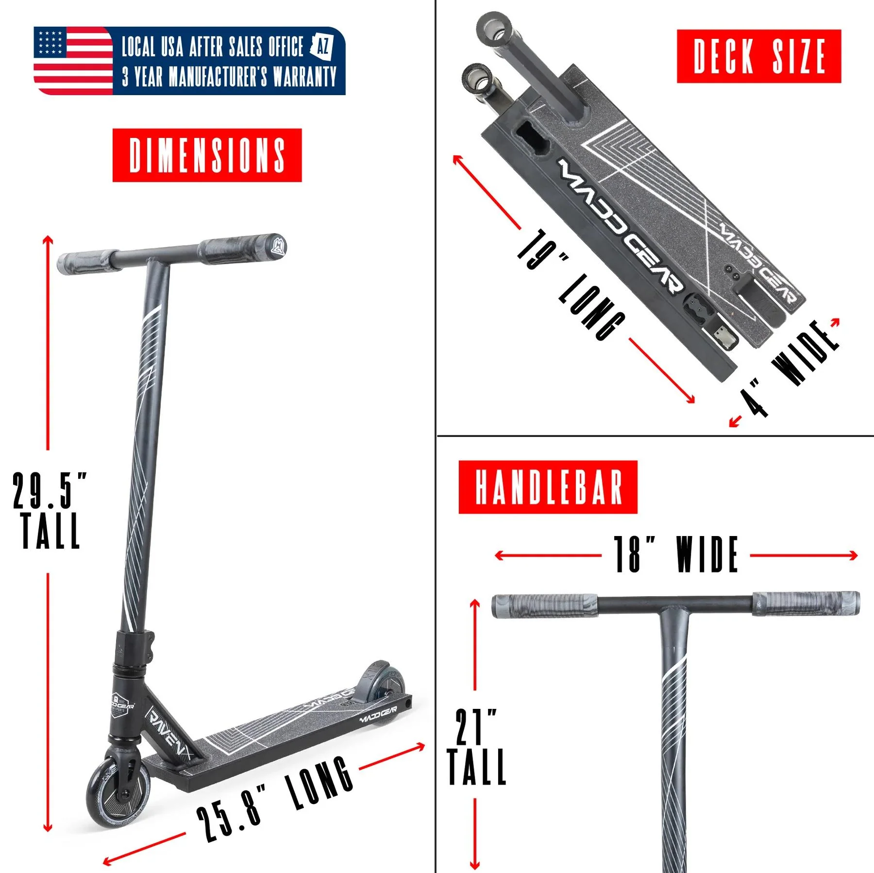 Madd Gear Pro Scooter - Raven - Image 8