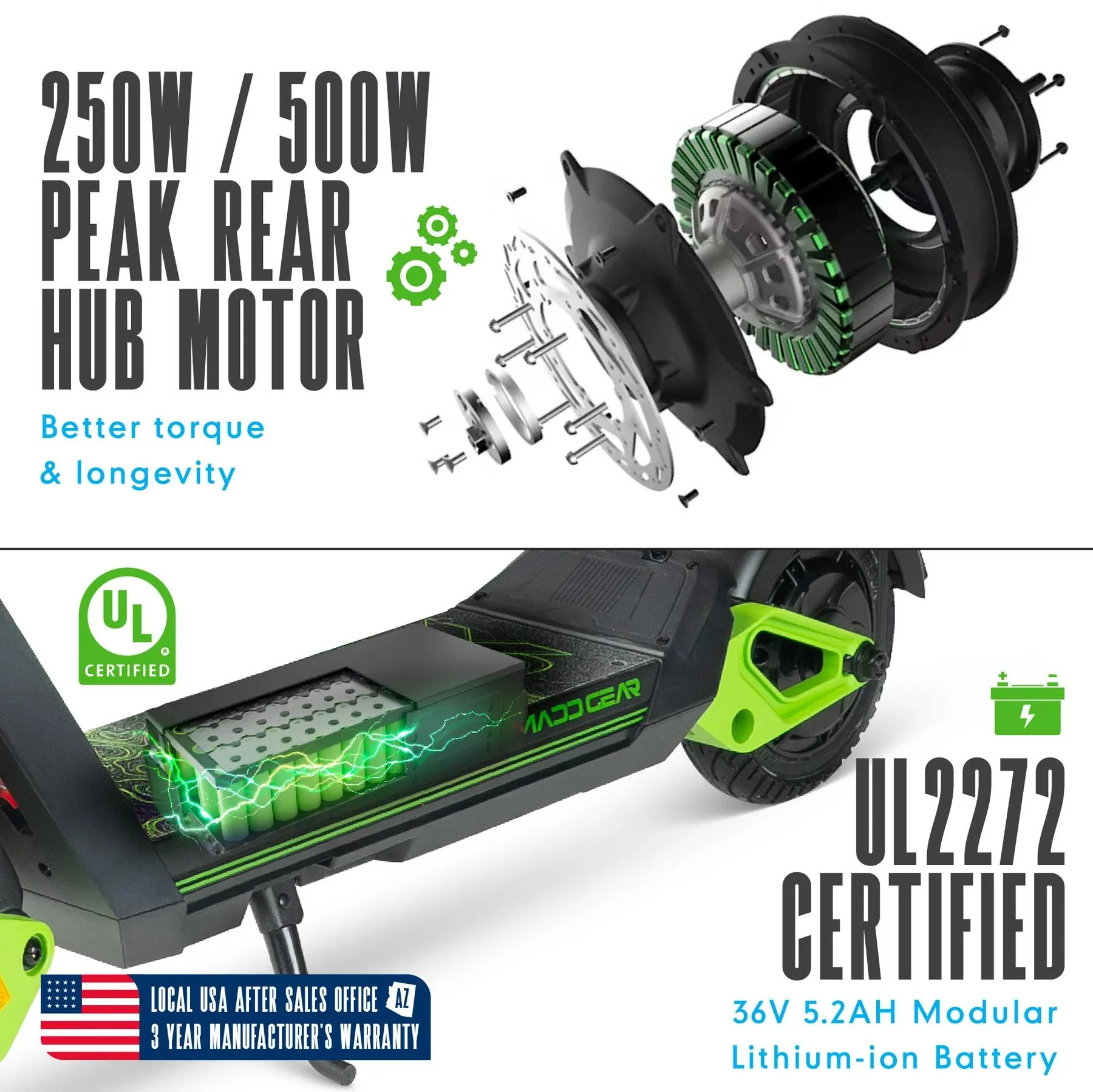 Madd Gear Terra X Electric Scooter - Image 5