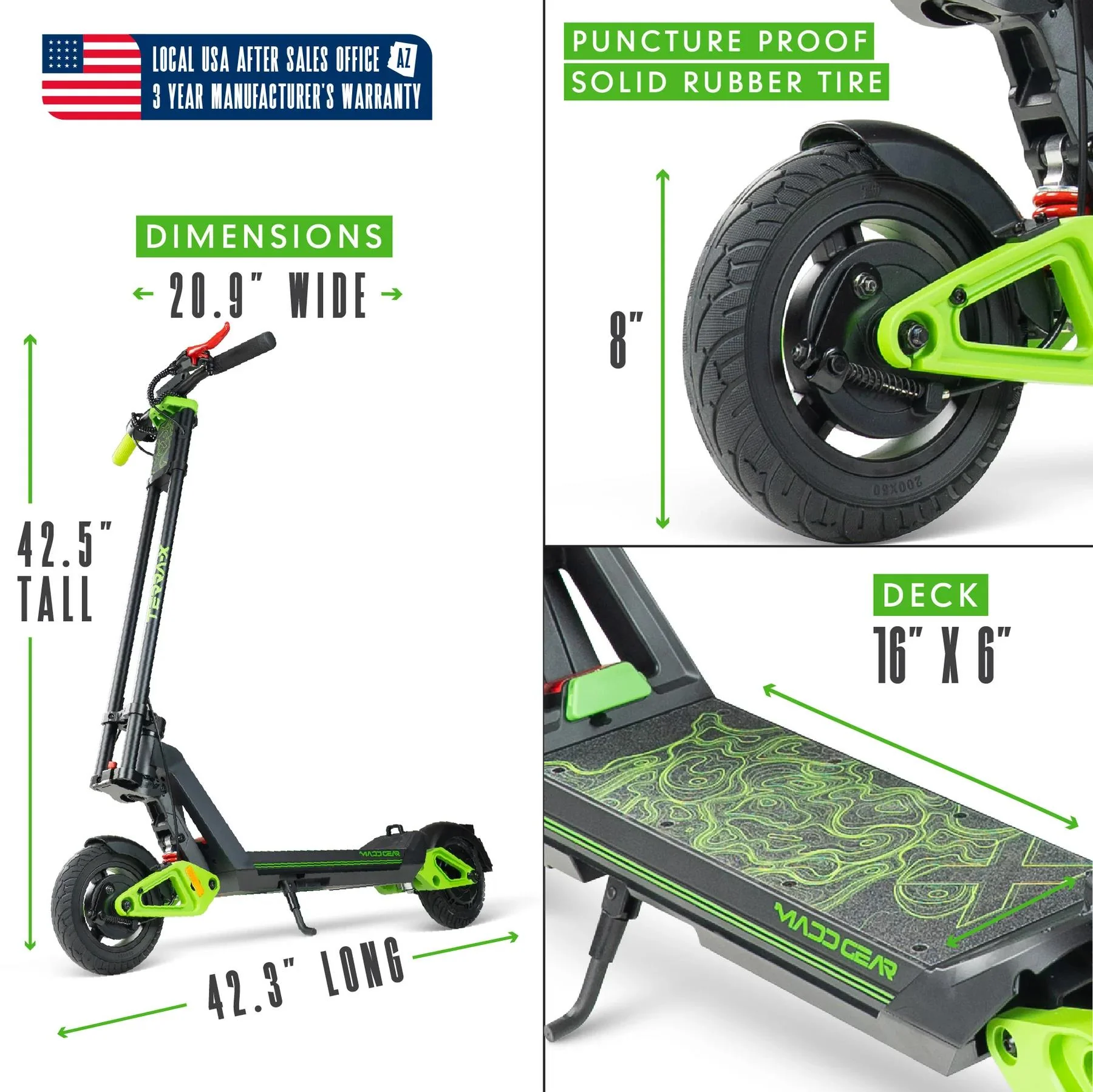 Madd Gear Terra X Electric Scooter - Image 6