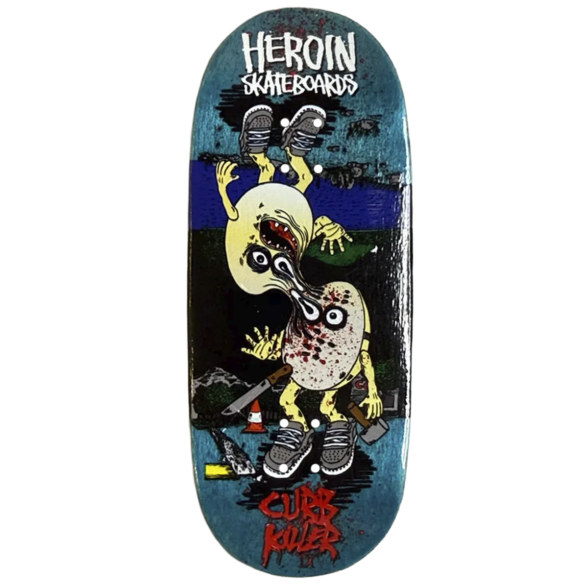 Maple Lab Fingerboard Deck - Curb Killer Merged