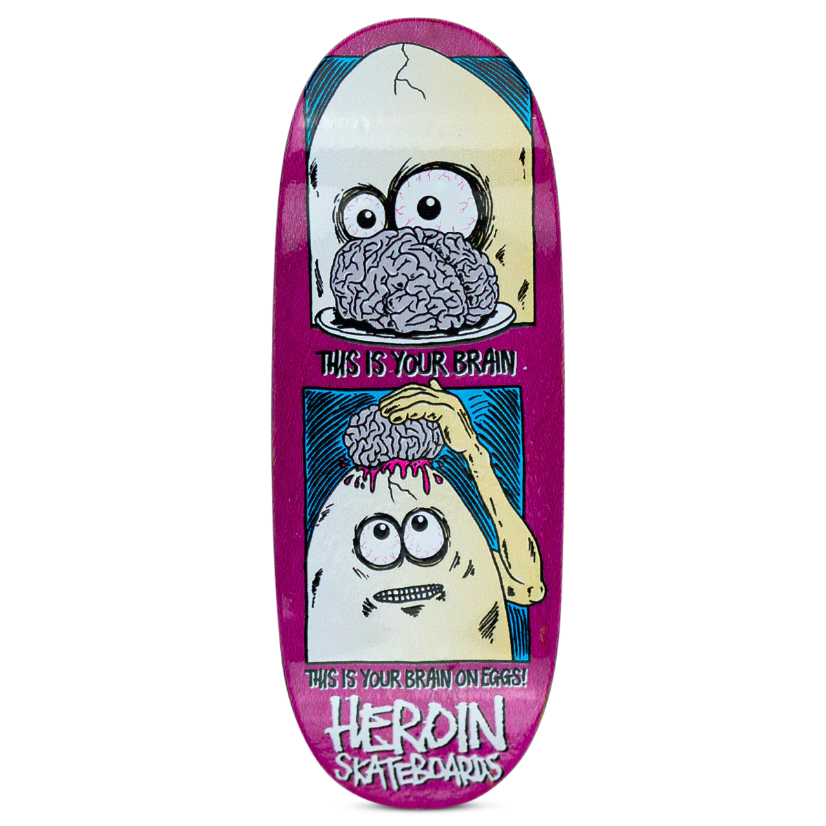 Maple Lab Fingerboard Deck - Brain on Eggs