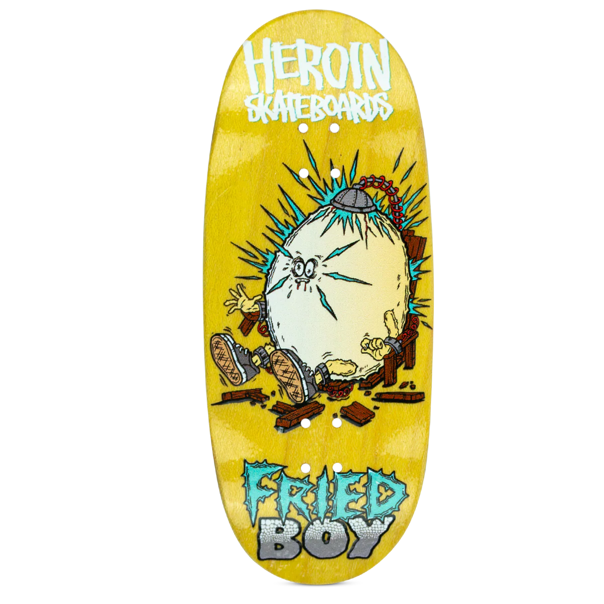 Maple Lab Fingerboard Deck - Fried Boy - Image 2
