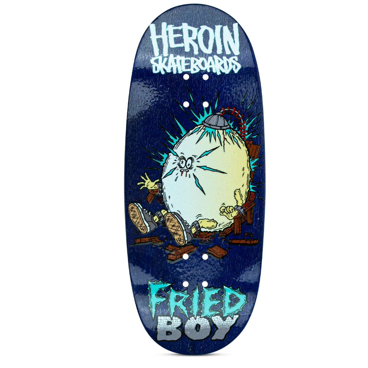 Maple Lab Fingerboard Deck - Fried Boy - Image 3