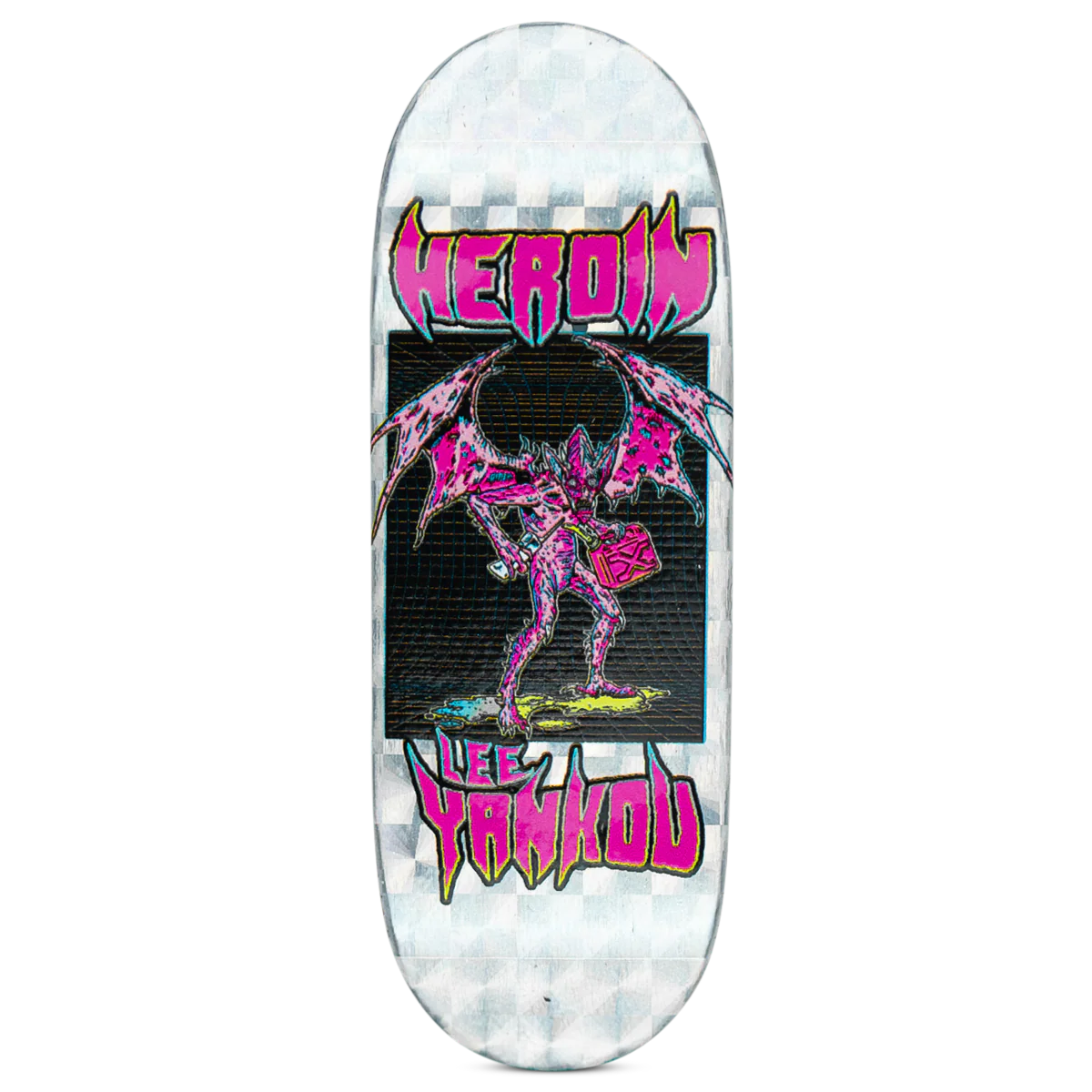 Maple Lab Fingerboard Deck - Lee Yankou Video City II Hellscape