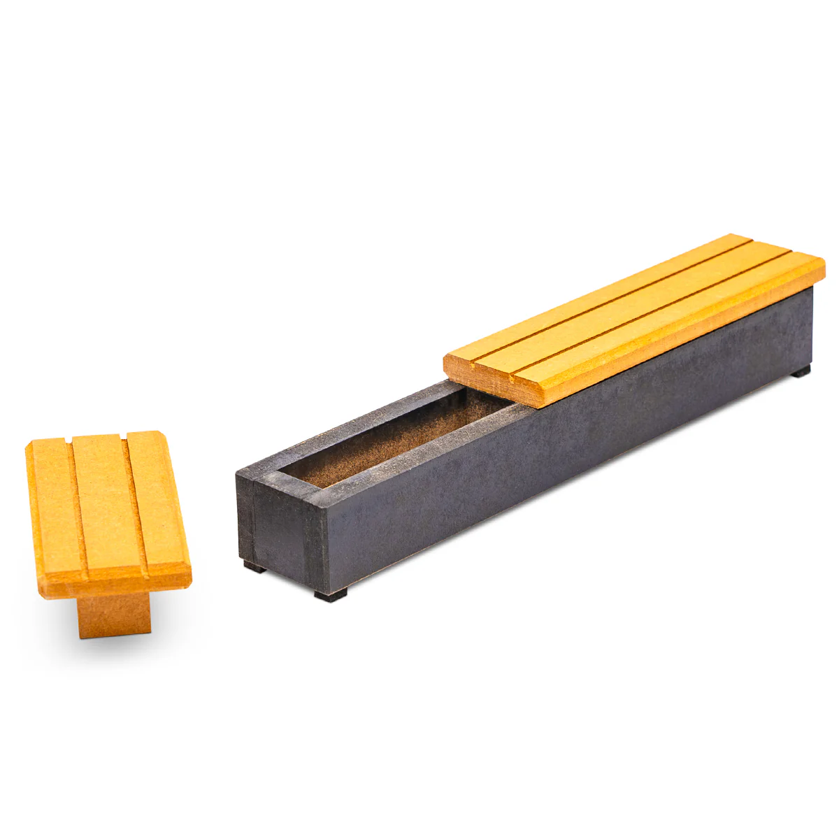Ollie Fingerboard Ramps - Slide Box Bench - Image 3