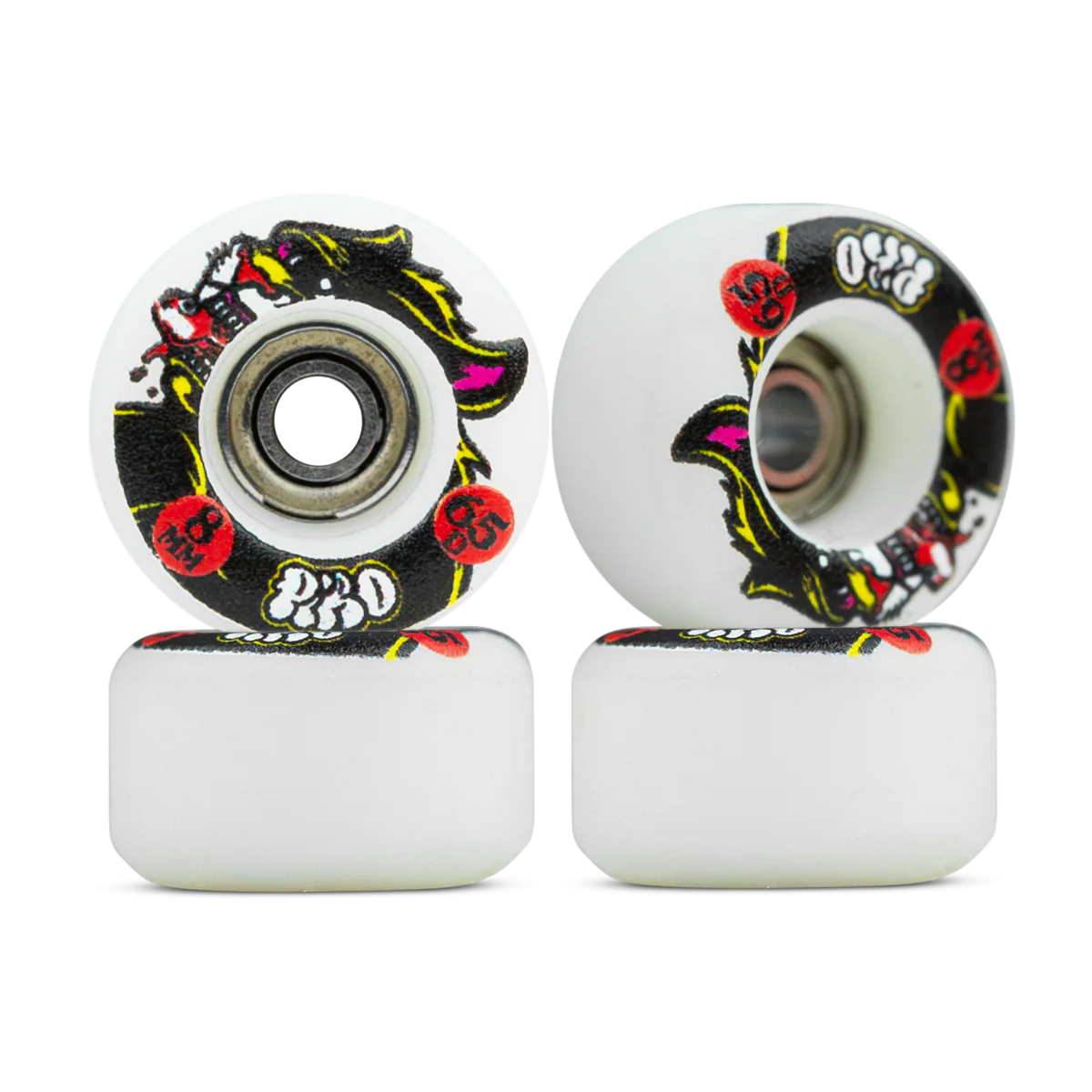 Piro Performance Graphic Fingerboard Wheels - Bakeneko